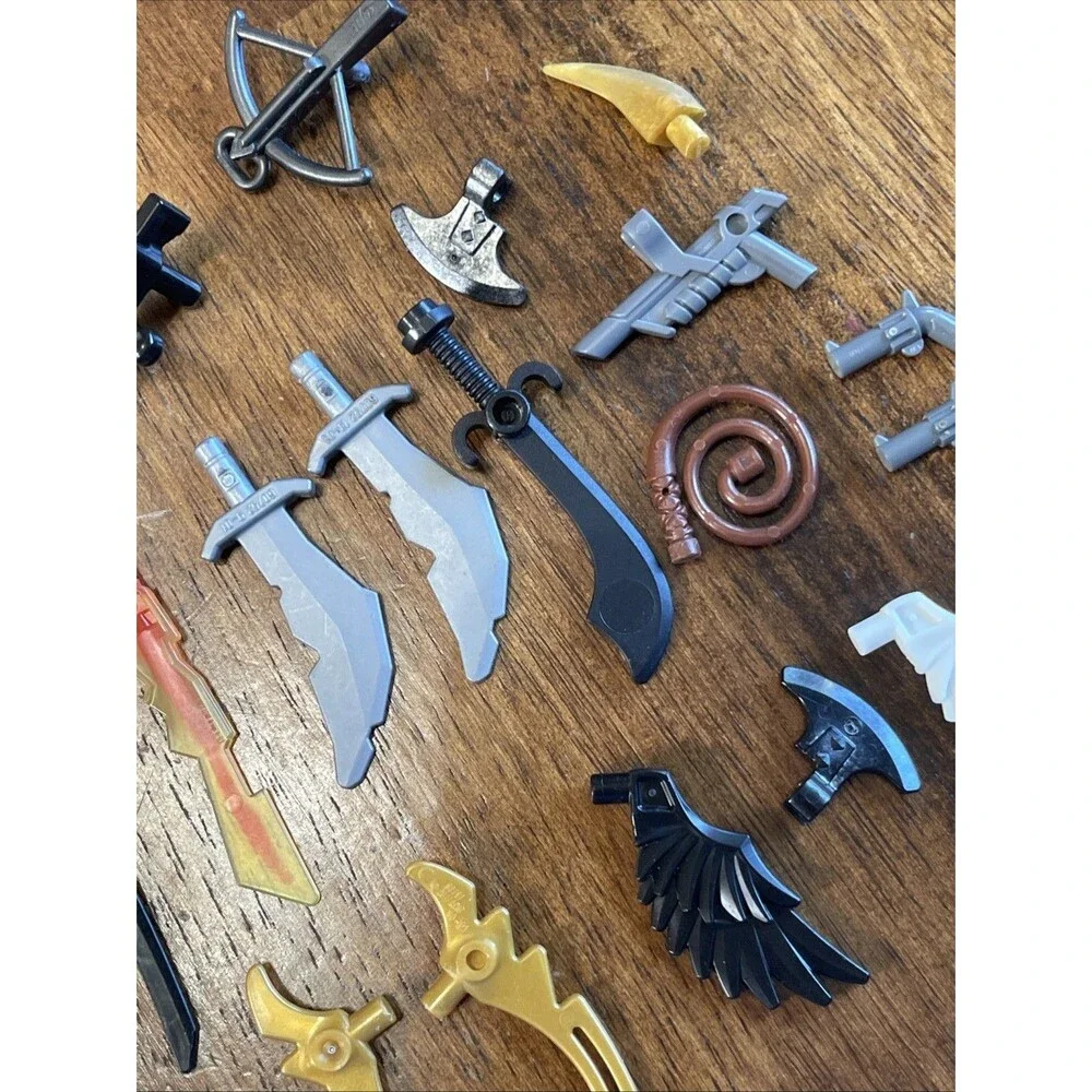 Lego Minfigure Accessory Weapons Lot of 21